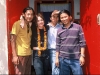 "Laura" at home in KMU< Nepal with Tibetan friends